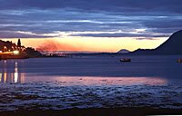 Sunset over loch linnhe